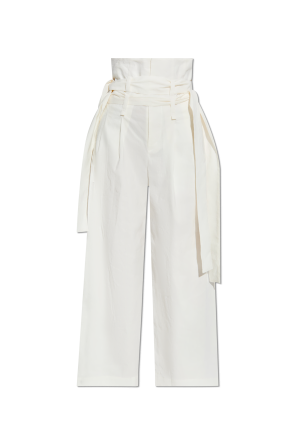 White Wool trousers Bottega Veneta - Vitkac Italy